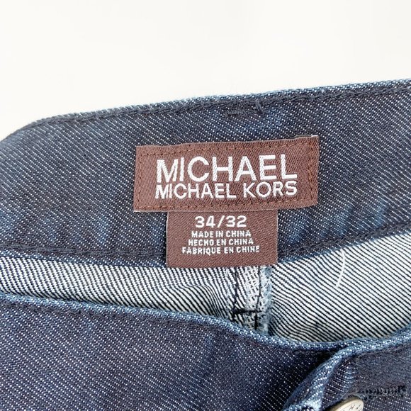 Michael Kors Mens Slim Straight Leg Rigid Jeans - Picture 6 of 8